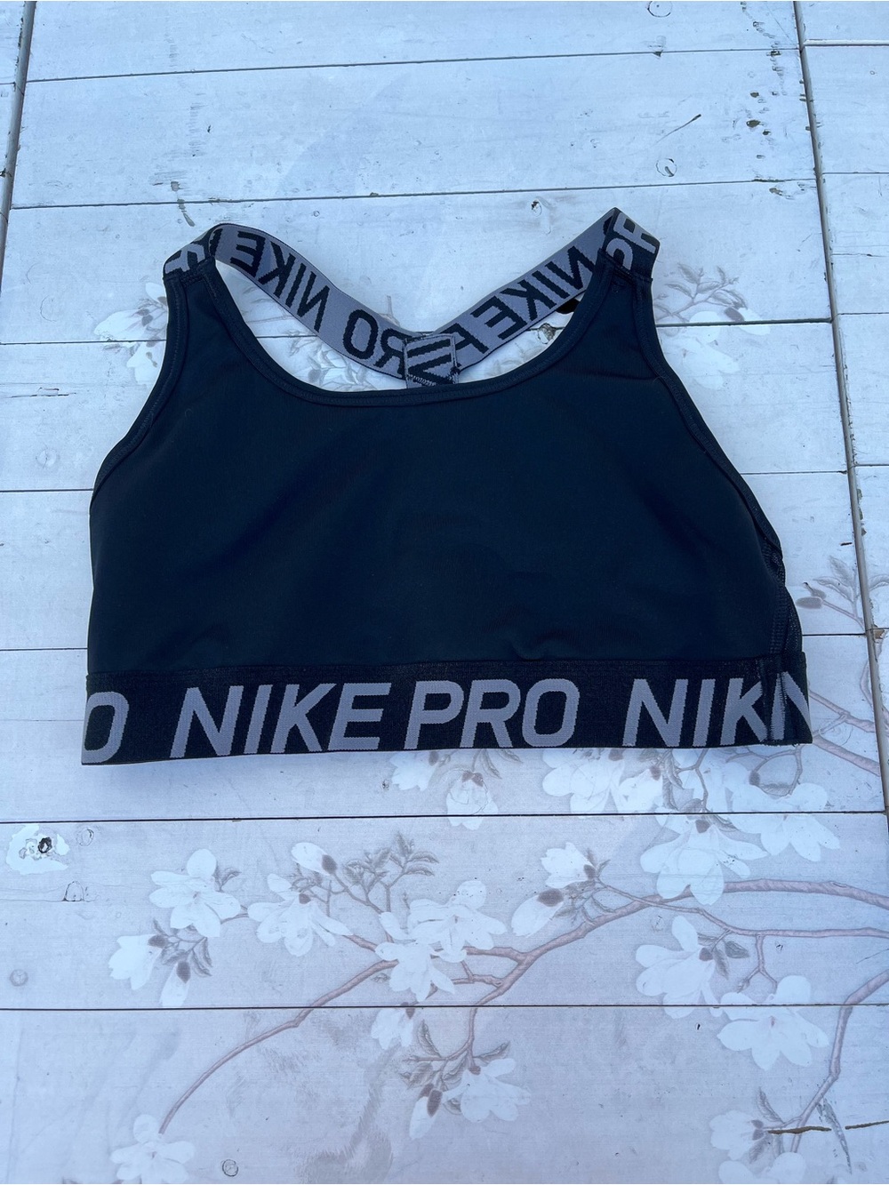 Nike Black Sports Bra with Branded Elastic Band